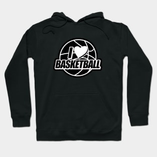 I Heart Basketball Hoodie